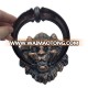 It Antique Chinese Lion Head Door Knob Drawer Pull Ring Closet Hardware